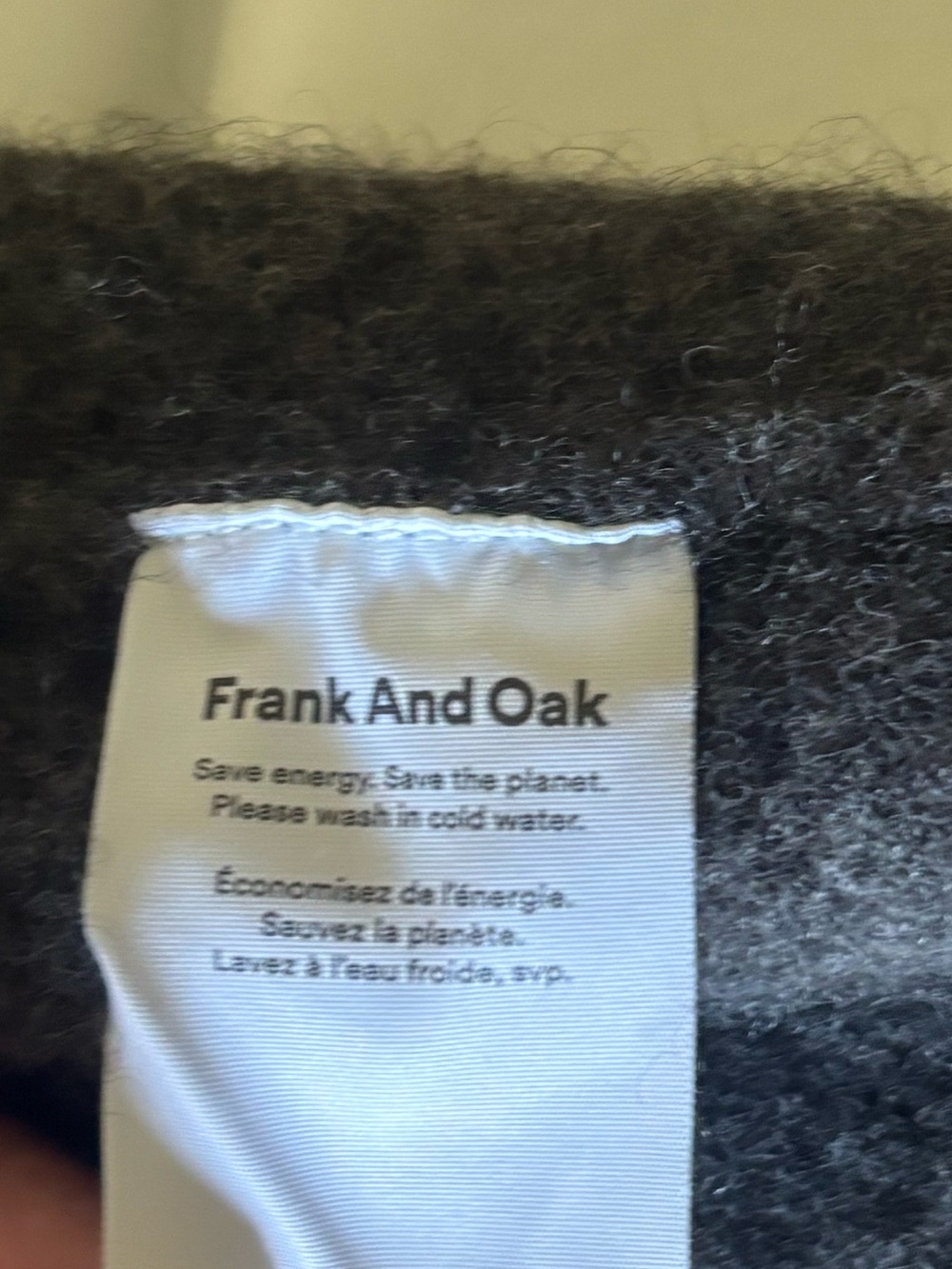 Frank And Oak Yak Wool Merino Wool Sleeveless Turtleneck Sweater S - Picture 5 of 10